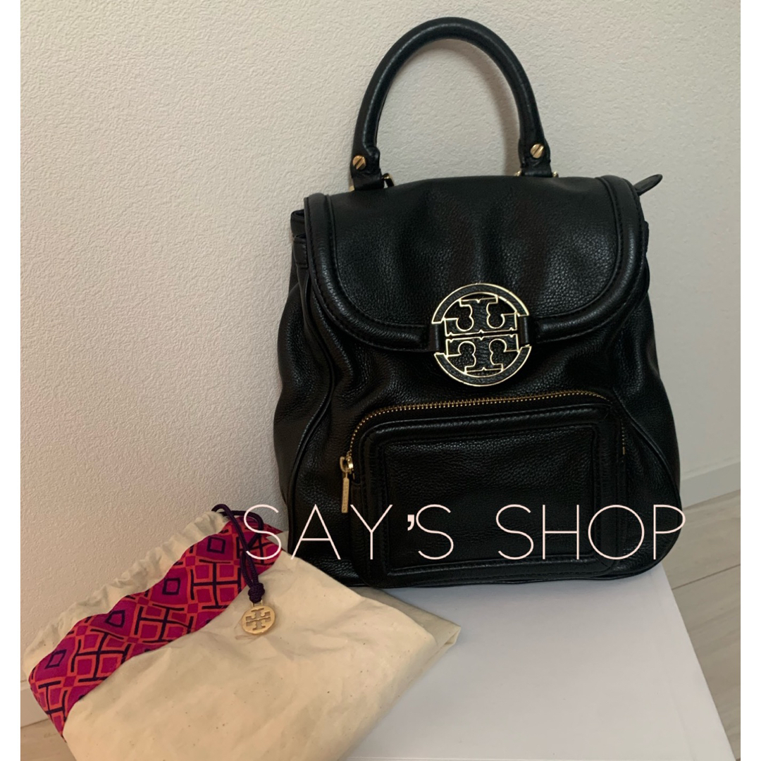 Tory Burch(トリーバーチ)のトリーバーチ　TORY BURCH リュック　パックサック　ブラック レディースのバッグ(リュック/バックパック)の商品写真