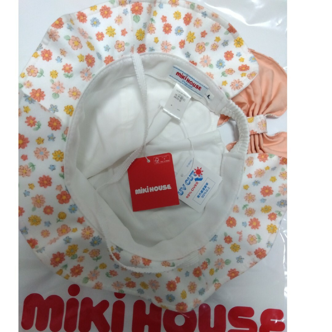 mikihouse(ミキハウス)の新品・ミキハウス　帽子Ｌサイズ キッズ/ベビー/マタニティのこども用ファッション小物(帽子)の商品写真