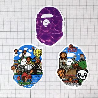 アベイシングエイプ(A BATHING APE)の13 A BATHING APE エイプ ステッカー3枚セット(その他)