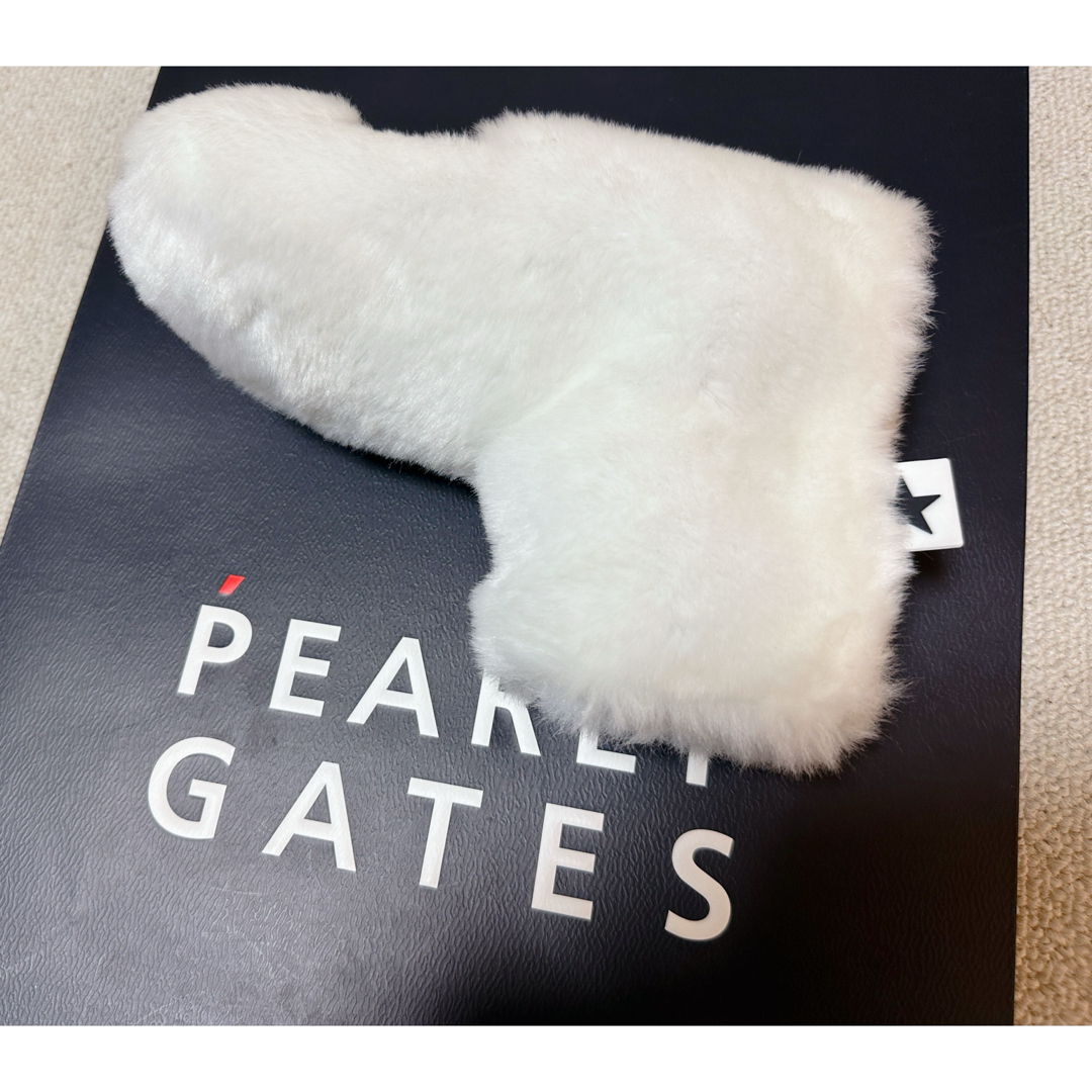 PEARLY GATES(パーリーゲイツ)のパーリーゲイツ　パターカバー　ピン型　星　白　ホワイト スポーツ/アウトドアのゴルフ(その他)の商品写真