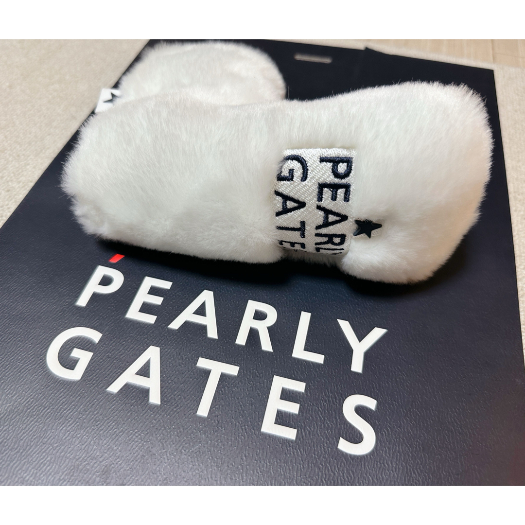 PEARLY GATES(パーリーゲイツ)のパーリーゲイツ　パターカバー　ピン型　星　白　ホワイト スポーツ/アウトドアのゴルフ(その他)の商品写真