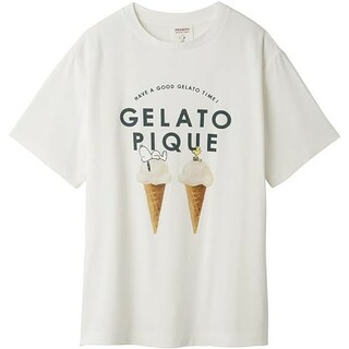 ジェラートピケ(gelato pique)の新品未使用　ジェラートピケ　PEANUTS ワンポイントTシャツ(Tシャツ(半袖/袖なし))