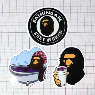 アベイシングエイプ(A BATHING APE)の15 A BATHING APE エイプ ステッカー3枚セット(その他)