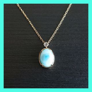 ジュエリーツツミ(JEWELRY TSUTSUMI)のJEWELRY TSUTSUMI　K10 ラリマー ネックレス ペンダント(ネックレス)