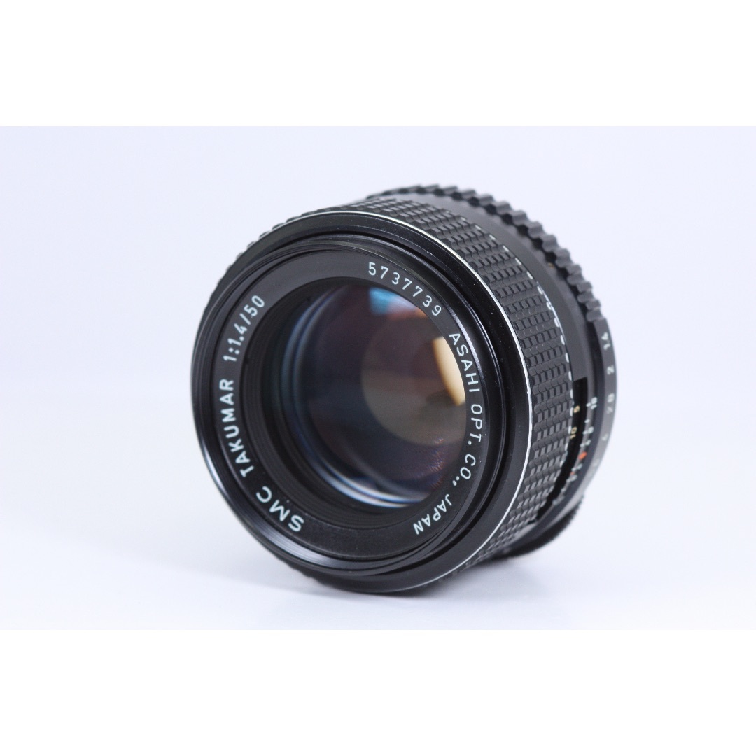 PENTAX(ペンタックス)のPENTAX ASAHI SMC TAKUMAR 50mm F1.4#242 スマホ/家電/カメラのカメラ(レンズ(単焦点))の商品写真