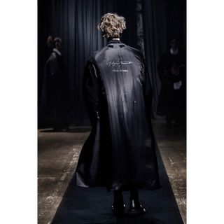 ヨウジヤマモト YOHJI YAMAMOTO ロゴ コート メルトン