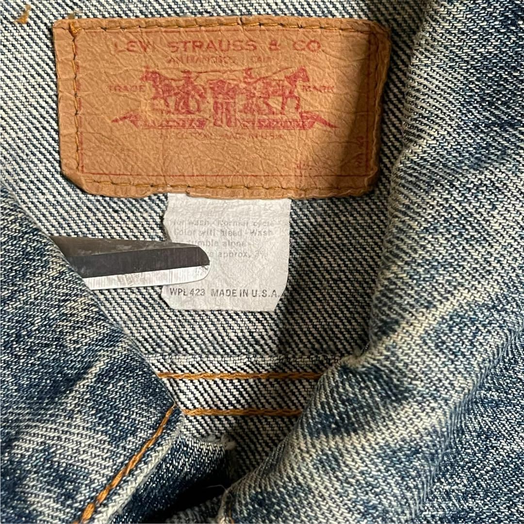 Levi's(リーバイス)のlevi's　70505　スモールe　ケアタグ　70s　Gジャン　USA製 その他のその他(その他)の商品写真