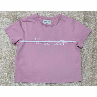 MATIN KIM クロップド　Tシャツ　ピンク(シャツ/ブラウス(半袖/袖なし))