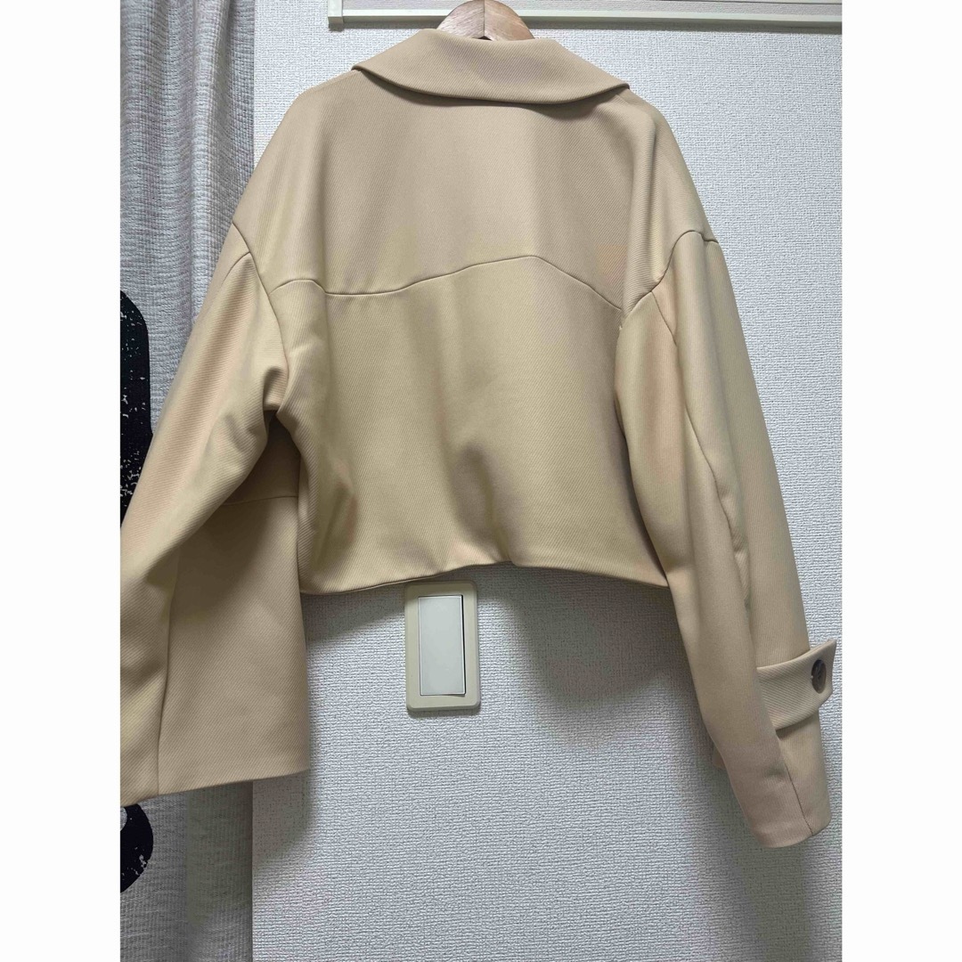 CLANE(クラネ)のclane / BULKY SLEEVE CROPPED JACKET レディースのジャケット/アウター(ブルゾン)の商品写真