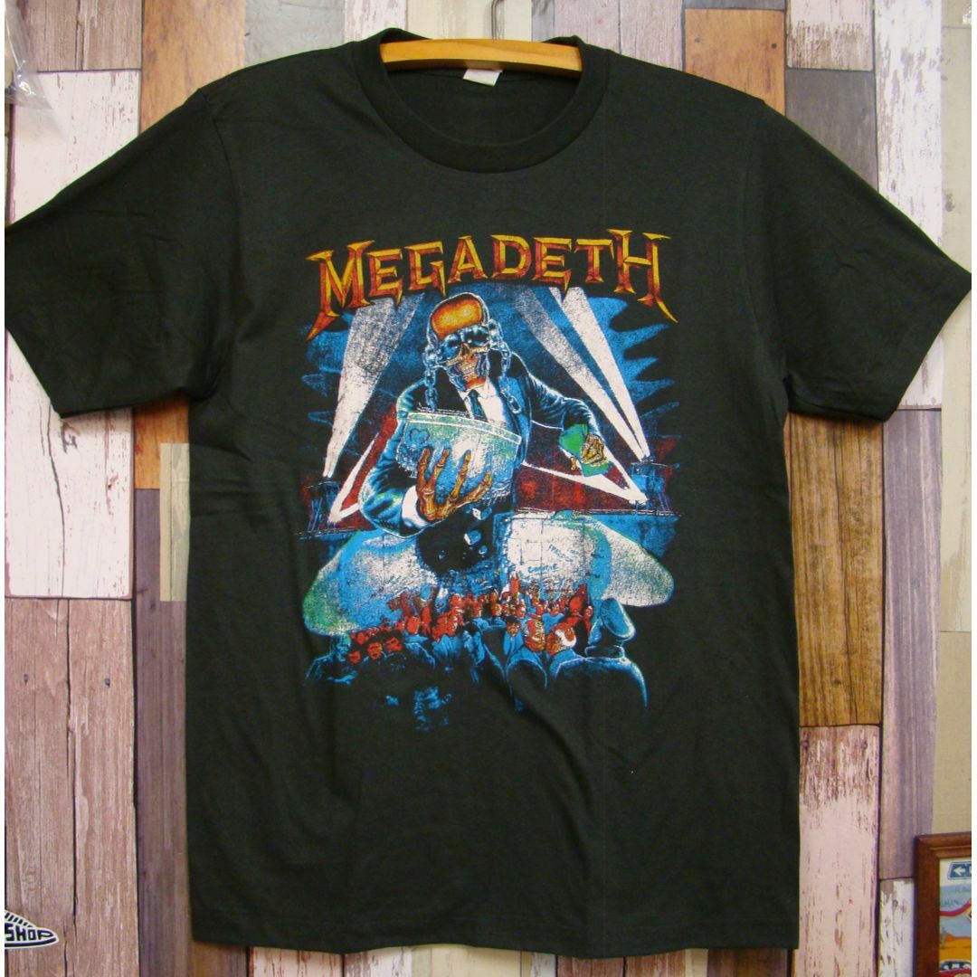 L★新品ラスト・イン・ピース【Megadeth】メガデス★Tシャツ★Bunny メンズのトップス(Tシャツ/カットソー(半袖/袖なし))の商品写真