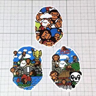 26 A BATHING APE エイプ ステッカー3枚セット