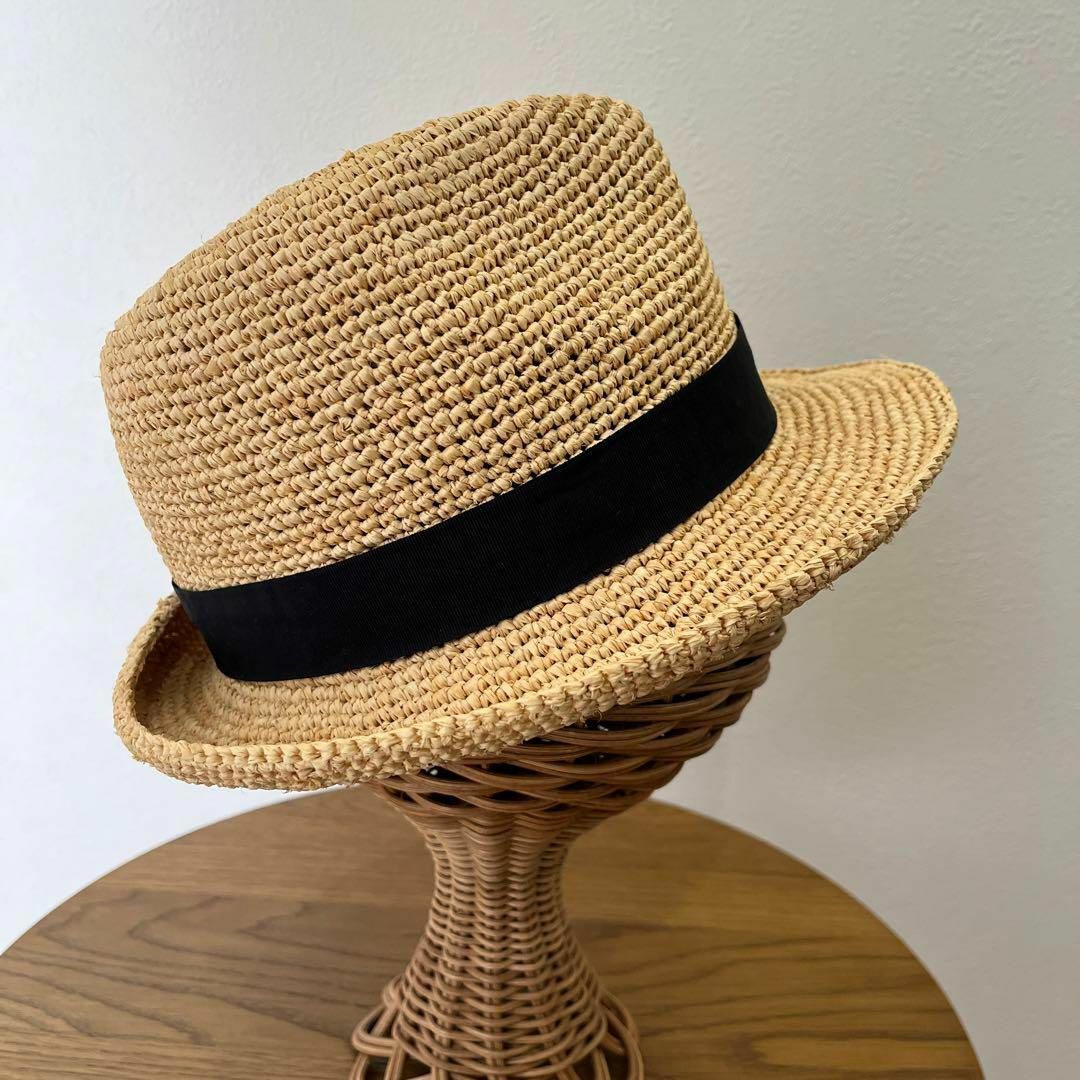 イチヨンプラス 14+ 14プラス 麦わら ハット レディース 帽子 ぼうし レディースの帽子(麦わら帽子/ストローハット)の商品写真