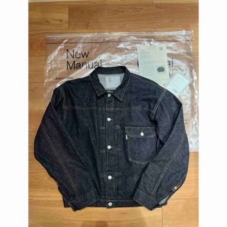 New Manual T-BACK DENIM JACKET ONEWASHED