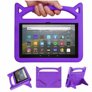 【色:Purple】NewモデルFire HD 8/ HD 8 Plus タブレ(タブレット)