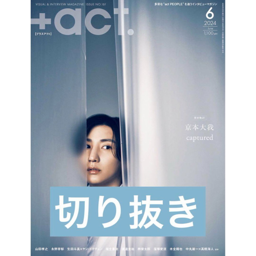 『+act.』プラスアクト vol.161 切り抜き エンタメ/ホビーの雑誌(アート/エンタメ/ホビー)の商品写真