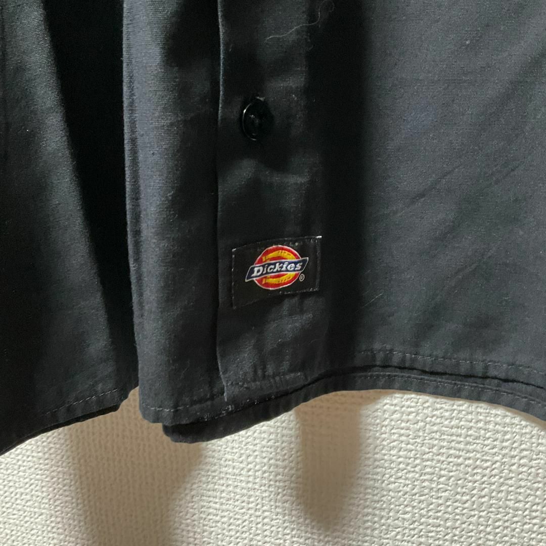 Dickies(ディッキーズ)の90s 古着 Dickies ワークシャツ 2XL 両面プリント ゆるだぼ メンズのトップス(Tシャツ/カットソー(半袖/袖なし))の商品写真