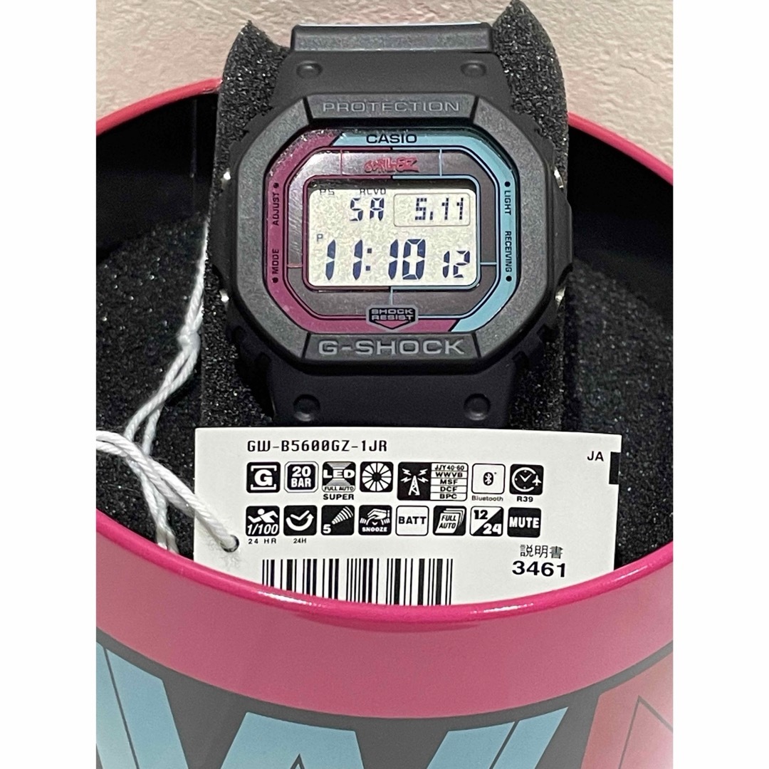 G-SHOCK(ジーショック)のG-SHOCK × GORILLAZ コラボモデル GW-B5600GZ-1JR メンズの時計(腕時計(デジタル))の商品写真