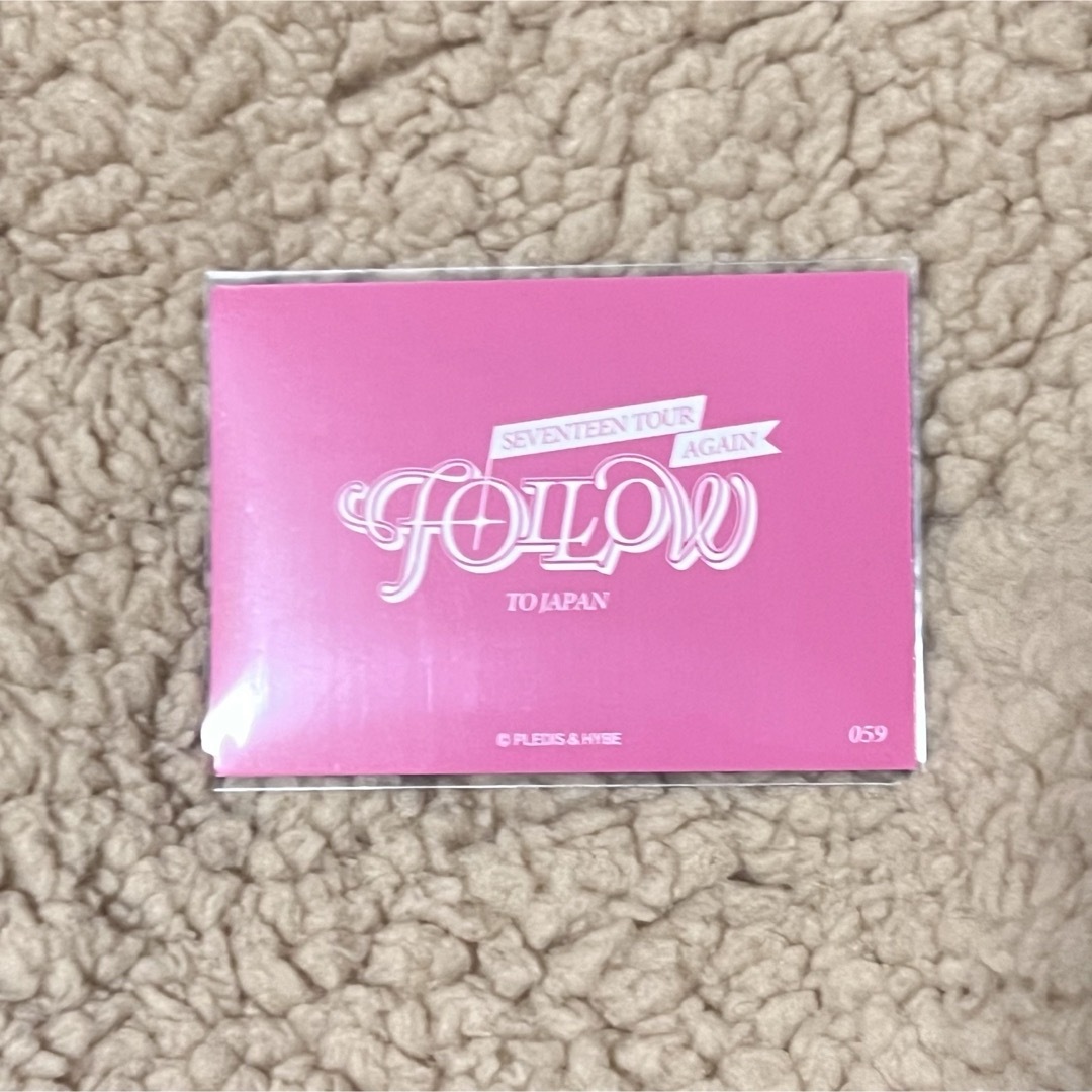 SEVENTEEN(セブンティーン)のFOLLOW AGAIN イルコン トレカ ウジ ジフン エンタメ/ホビーのCD(K-POP/アジア)の商品写真