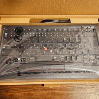 レノボ(Lenovo)のthinkpad trackpoint keyboard Ⅱ bluetooth(PC周辺機器)