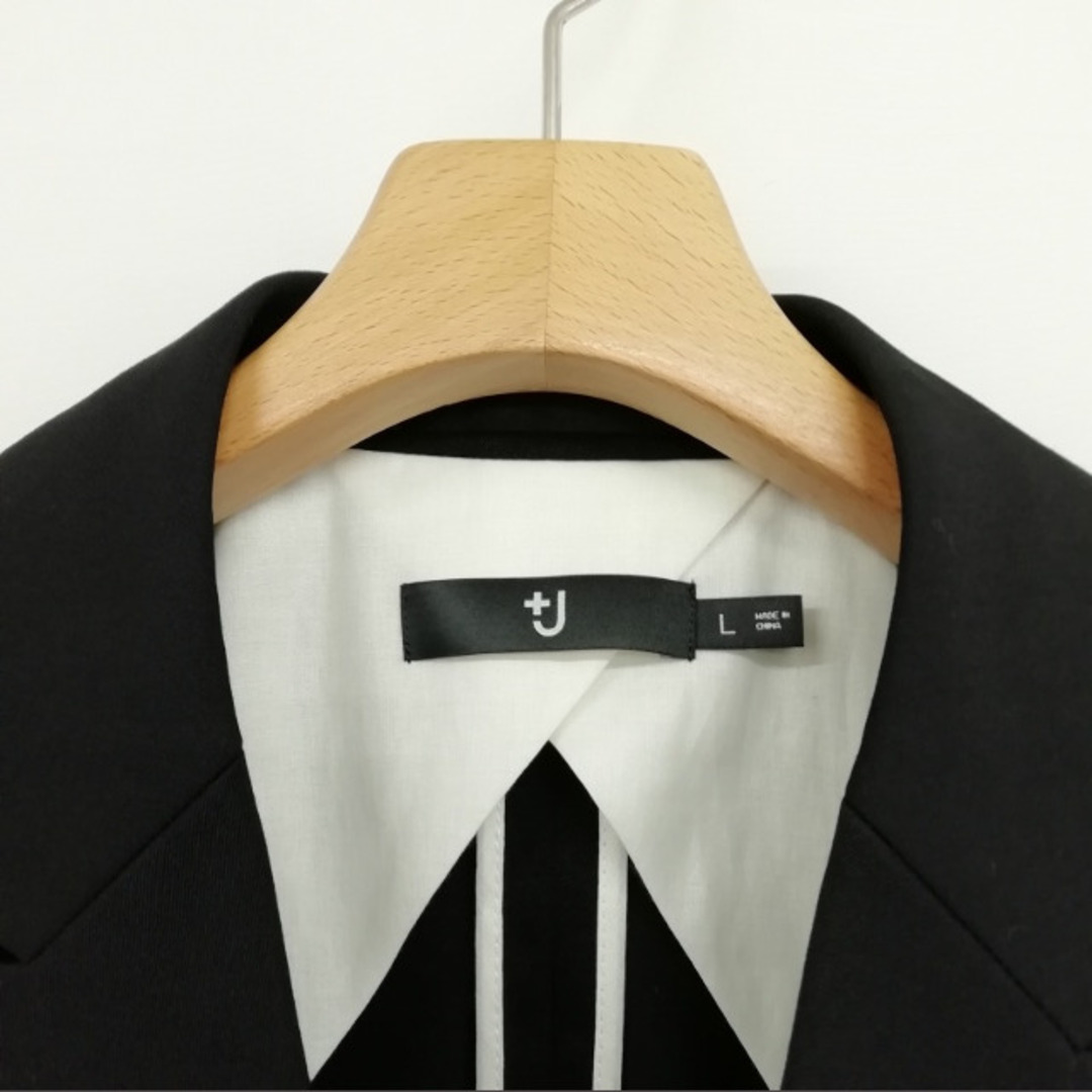 UNIQLO(ユニクロ)の+J ジルサンダー テーラード ジャケット ブレザー 美品 L ブラック メンズのジャケット/アウター(テーラードジャケット)の商品写真
