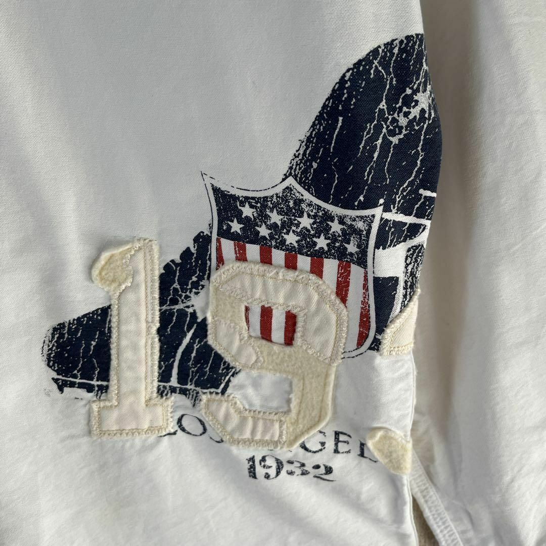 Ralph Lauren(ラルフローレン)のL2 ラルフローレン　長袖シャツ　襟切替　Ｌメンズ 刺繍 メンズのトップス(Tシャツ/カットソー(七分/長袖))の商品写真