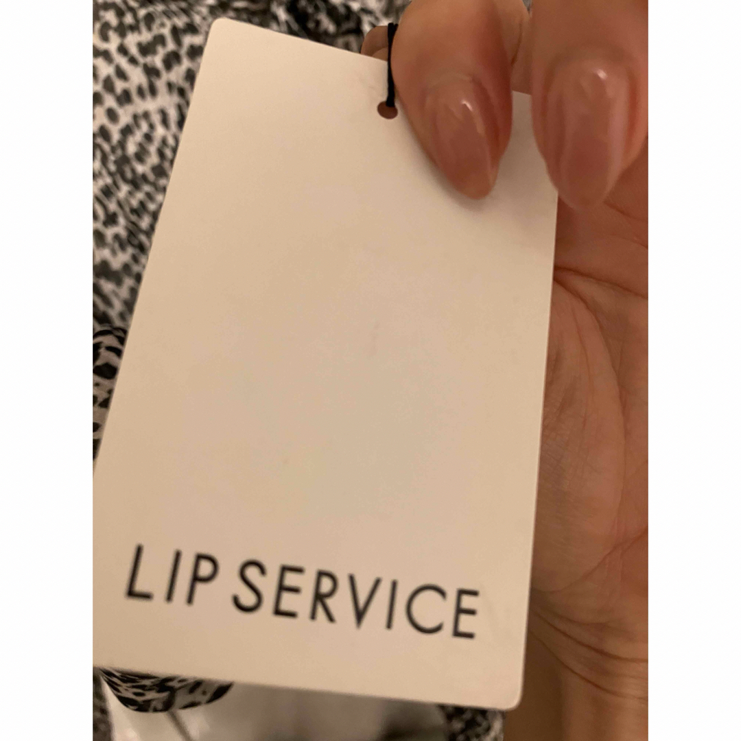 LIP SERVICE(リップサービス)のリップサービス　レオパード　シフォン　ブラウス レディースのトップス(シャツ/ブラウス(長袖/七分))の商品写真