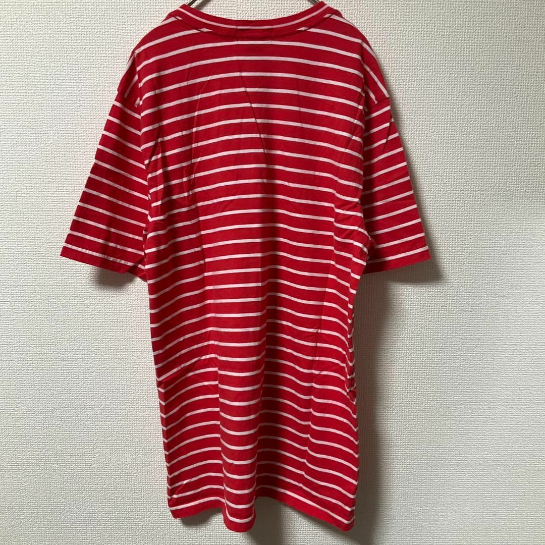 POLO RALPH LAUREN(ポロラルフローレン)の90s 古着 ポロラルフローレン Tシャツ XL ボーダー 刺繍 トップス メンズのトップス(Tシャツ/カットソー(半袖/袖なし))の商品写真