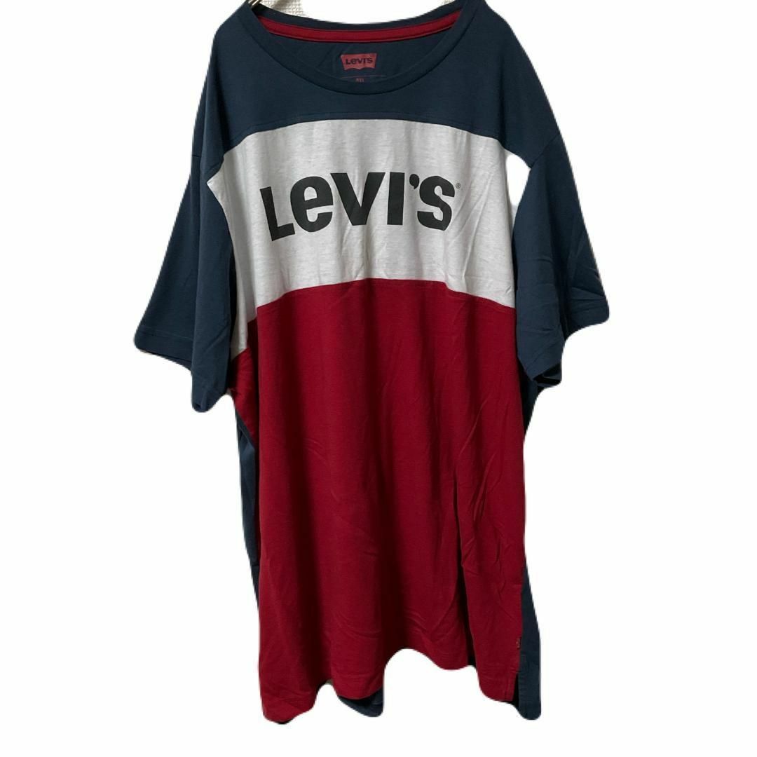 Levi's(リーバイス)の90s 古着 リーバイス Tシャツ 3XL 薄手 フロントロゴ ゆるだぼ メンズのトップス(Tシャツ/カットソー(半袖/袖なし))の商品写真