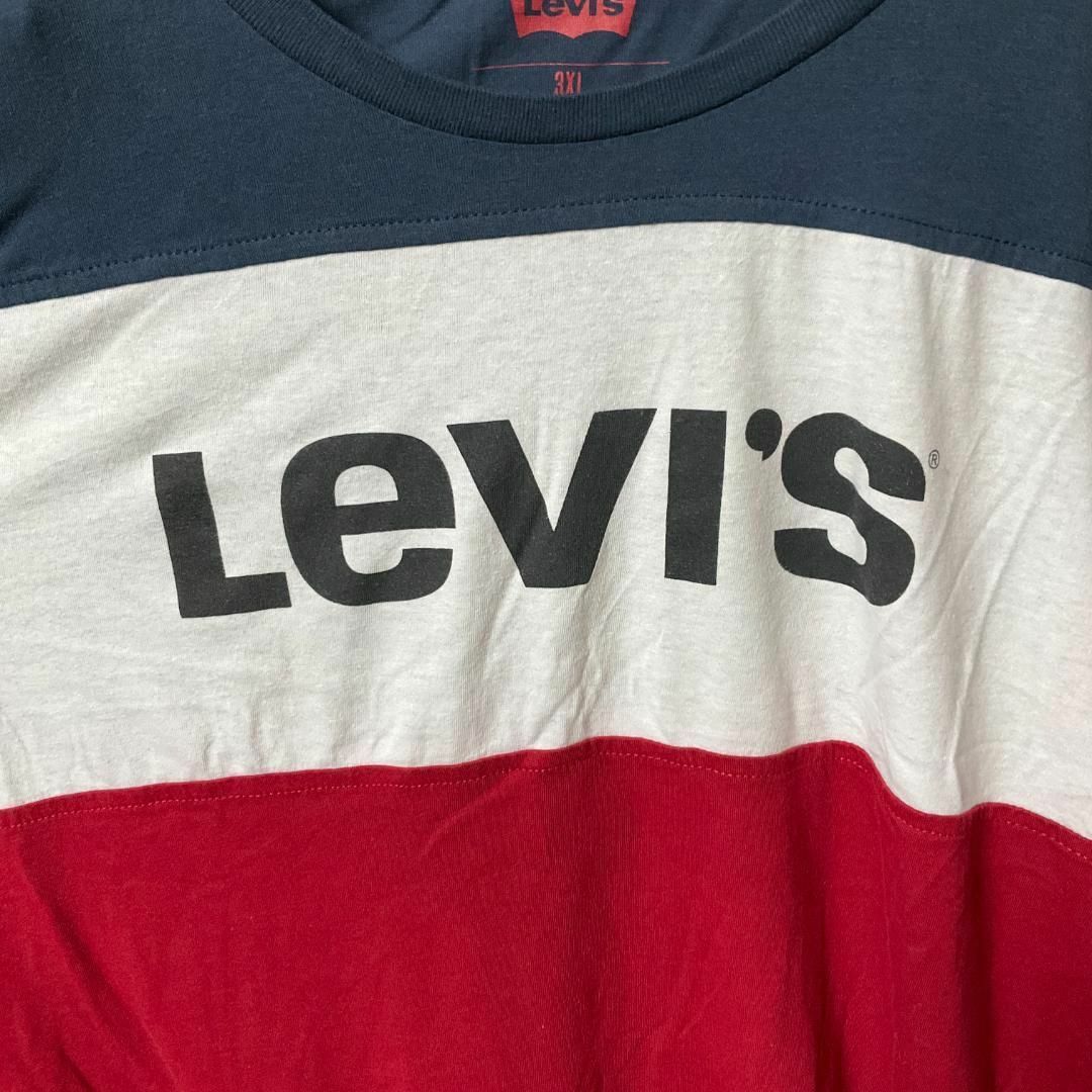 Levi's(リーバイス)の90s 古着 リーバイス Tシャツ 3XL 薄手 フロントロゴ ゆるだぼ メンズのトップス(Tシャツ/カットソー(半袖/袖なし))の商品写真