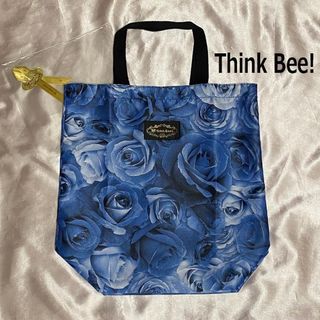 シンクビー(Think Bee!)のThink Bee! シンクビー 当選品 トートバッグ ブルー 薔薇(トートバッグ)