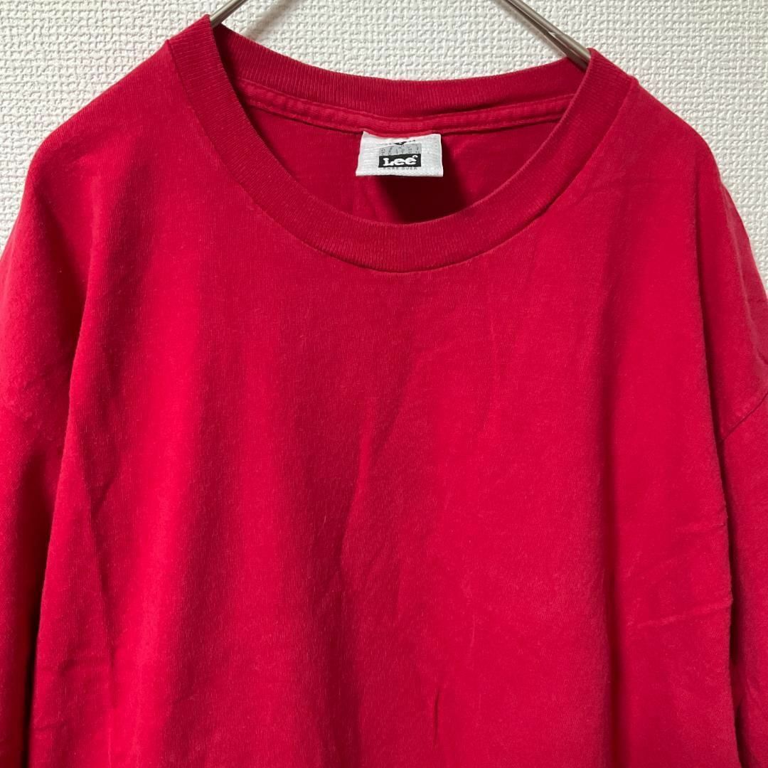 Lee(リー)の90s 古着 Lee Tシャツ L 無地 オーバーサイズ ゆるだぼ メンズのトップス(Tシャツ/カットソー(半袖/袖なし))の商品写真