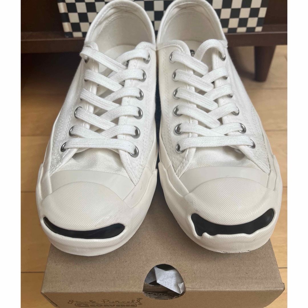 CONVERSE(コンバース)の長場雄　ジャックパーセル　コンバース　ホワイト　24 レディースの靴/シューズ(スニーカー)の商品写真