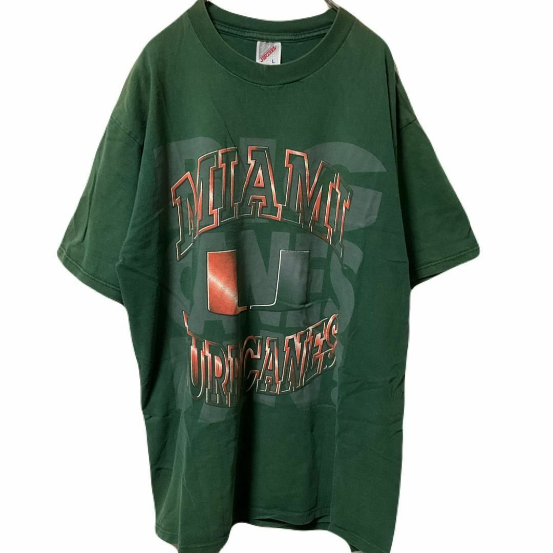 JERZEES(ジャージーズ)の【USA製】90s 古着 JERZEES Tシャツ L ビッグプリント ゆるだぼ メンズのトップス(Tシャツ/カットソー(半袖/袖なし))の商品写真