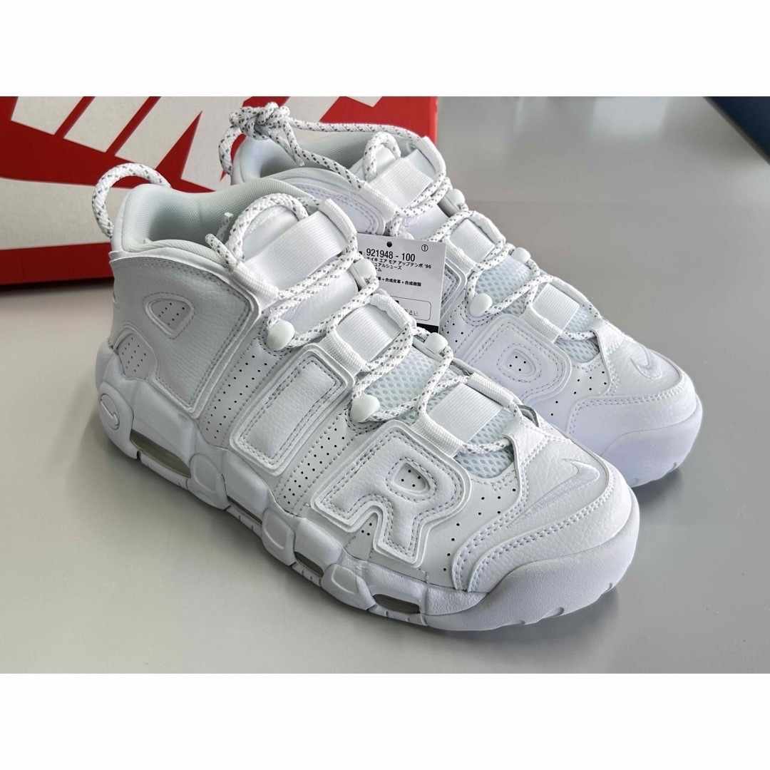 NIKE(ナイキ)の26.5cm Nike Air MoreUptempo エアモアアップテンポ 白 メンズの靴/シューズ(スニーカー)の商品写真