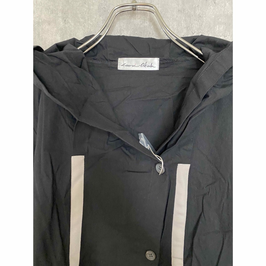 Kawai Okada ラインフーディジャケット レディースのジャケット/アウター(ブルゾン)の商品写真
