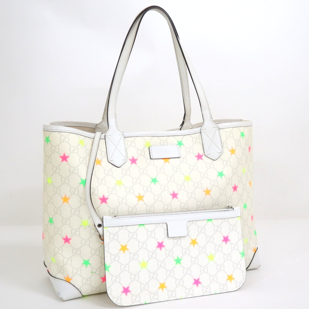 GUCCI - 【GUCCI】グッチ トートバッグ ポーチ付き GGスプリーム GUCCI - 【GUCCI】グッチ トートバッグ ポーチ付き GGスプリーム