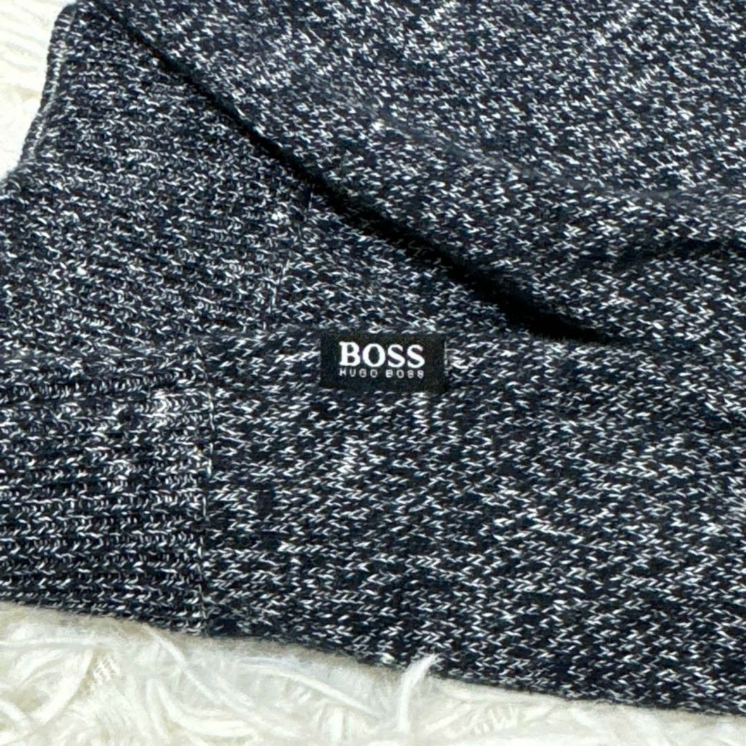 HUGO BOSS(ヒューゴボス)の極美品 ヒューゴボス ニット 麻・綿混 リネン コットン メンズのトップス(ニット/セーター)の商品写真