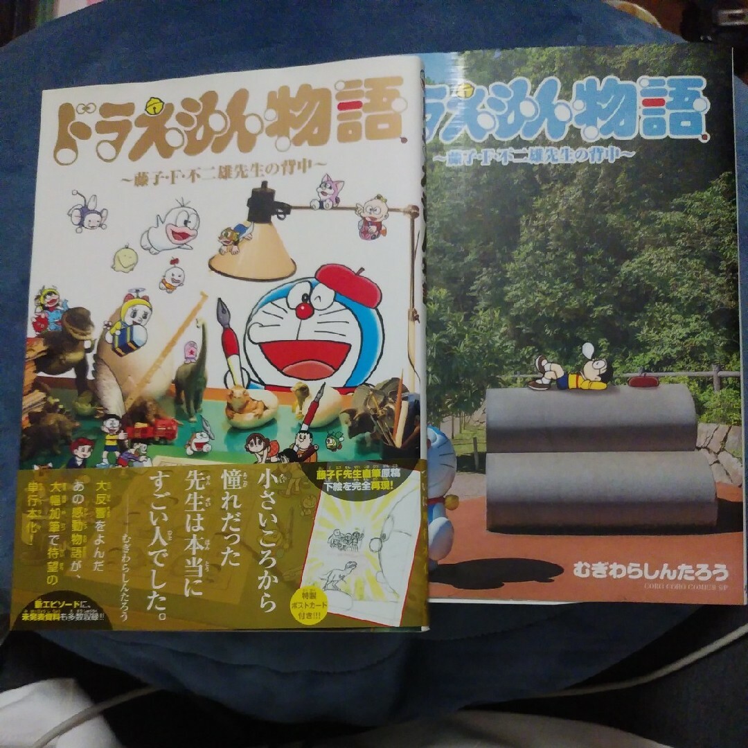 ミュージアム限定カバー付  ドラえもん物語 藤子・F・不二雄先生の背中 エンタメ/ホビーの漫画(青年漫画)の商品写真