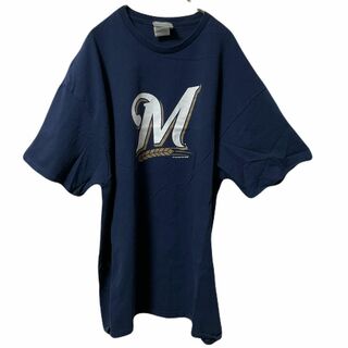 MLB - 90s 古着 MLB Tシャツ XL ビッグロゴ ゆるだぼ 野球