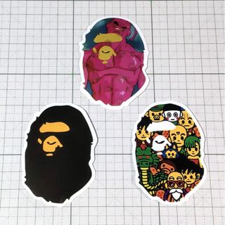 アベイシングエイプ(A BATHING APE)の27 A BATHING APE エイプ ステッカー3枚セット(その他)