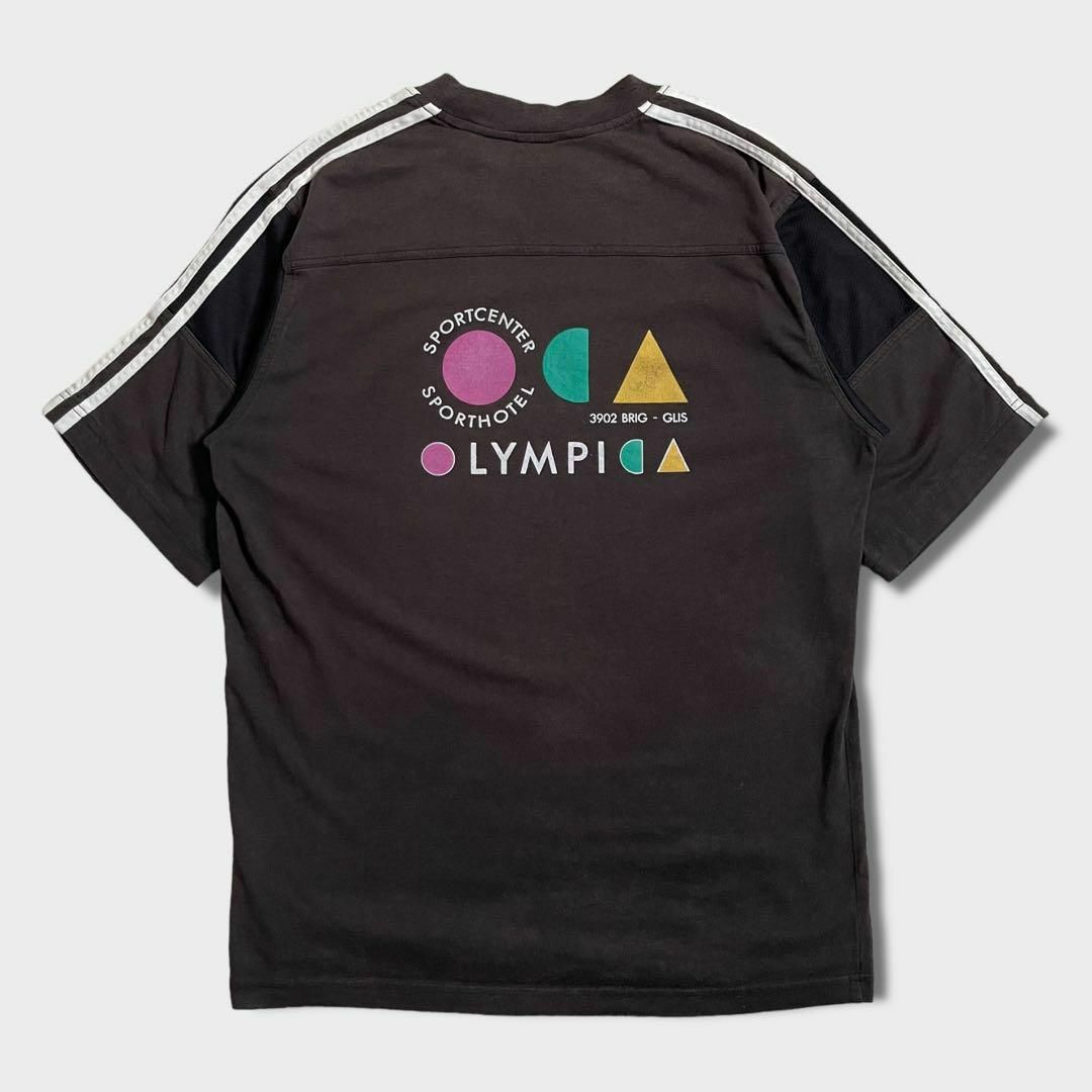 adidas(アディダス)のadidas　90年代　Tシャツ　3本ライン　刺繍ロゴ　バックプリント その他のその他(その他)の商品写真