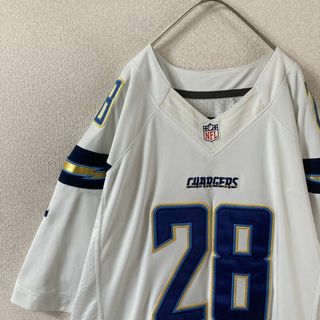 ナイキ(NIKE)のH3 NFL CHARGERSアメフトーシャツゲームシャツ　NIKE Ｌメンズ(アメリカンフットボール)