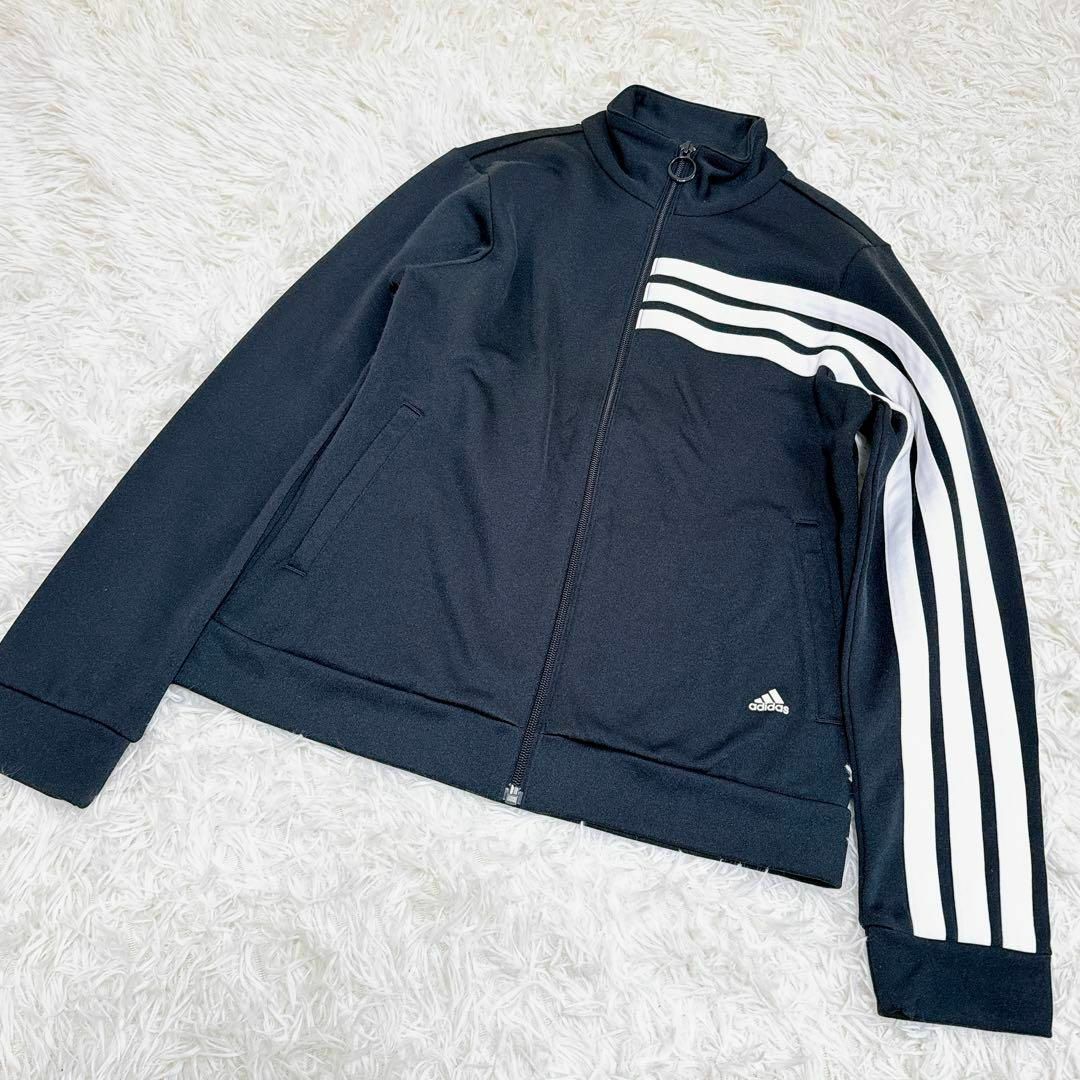 adidas(アディダス)の極美品 アディダス トラックジャケット ガイコツ 黒 国旗タグ L メンズのトップス(ジャージ)の商品写真