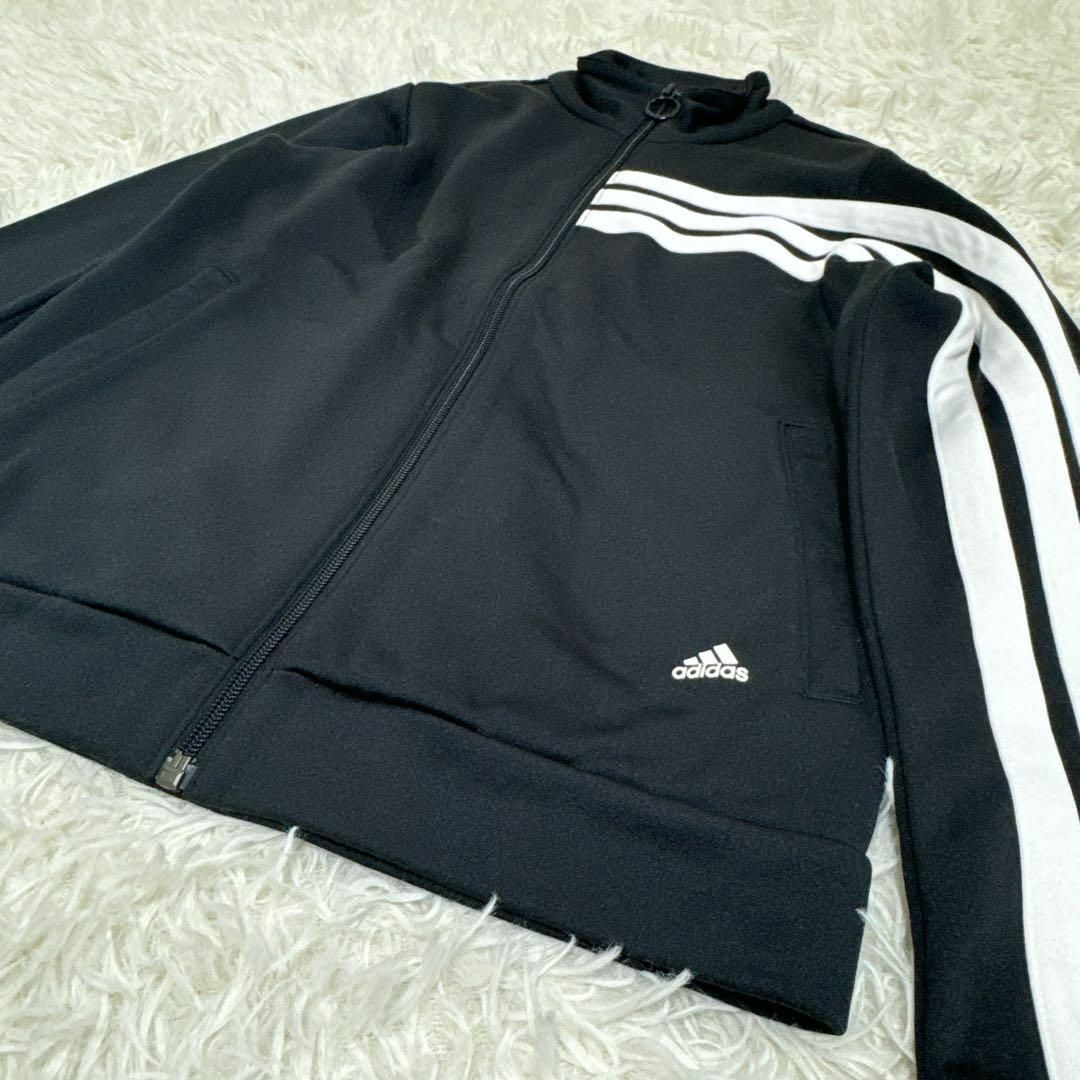 adidas(アディダス)の極美品 アディダス トラックジャケット ガイコツ 黒 国旗タグ L メンズのトップス(ジャージ)の商品写真