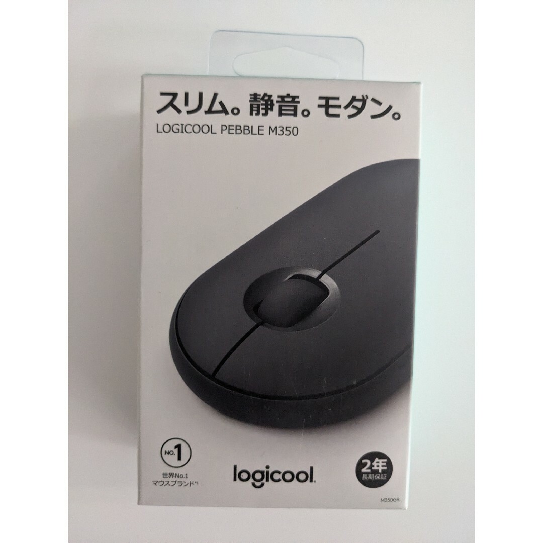 Logicool(ロジクール)のロジクール ワイヤレスマウス Pebble M350GR 未使用新品 スマホ/家電/カメラのPC/タブレット(PC周辺機器)の商品写真