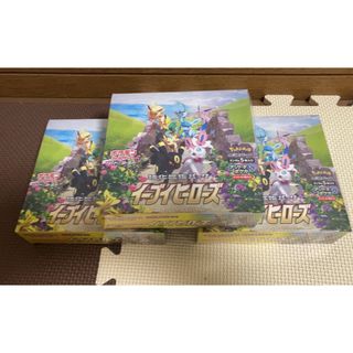 ポケモン(ポケモン)の新品未開封シュリンク付き　イーブイヒーローズ 3BOX(Box/デッキ/パック)