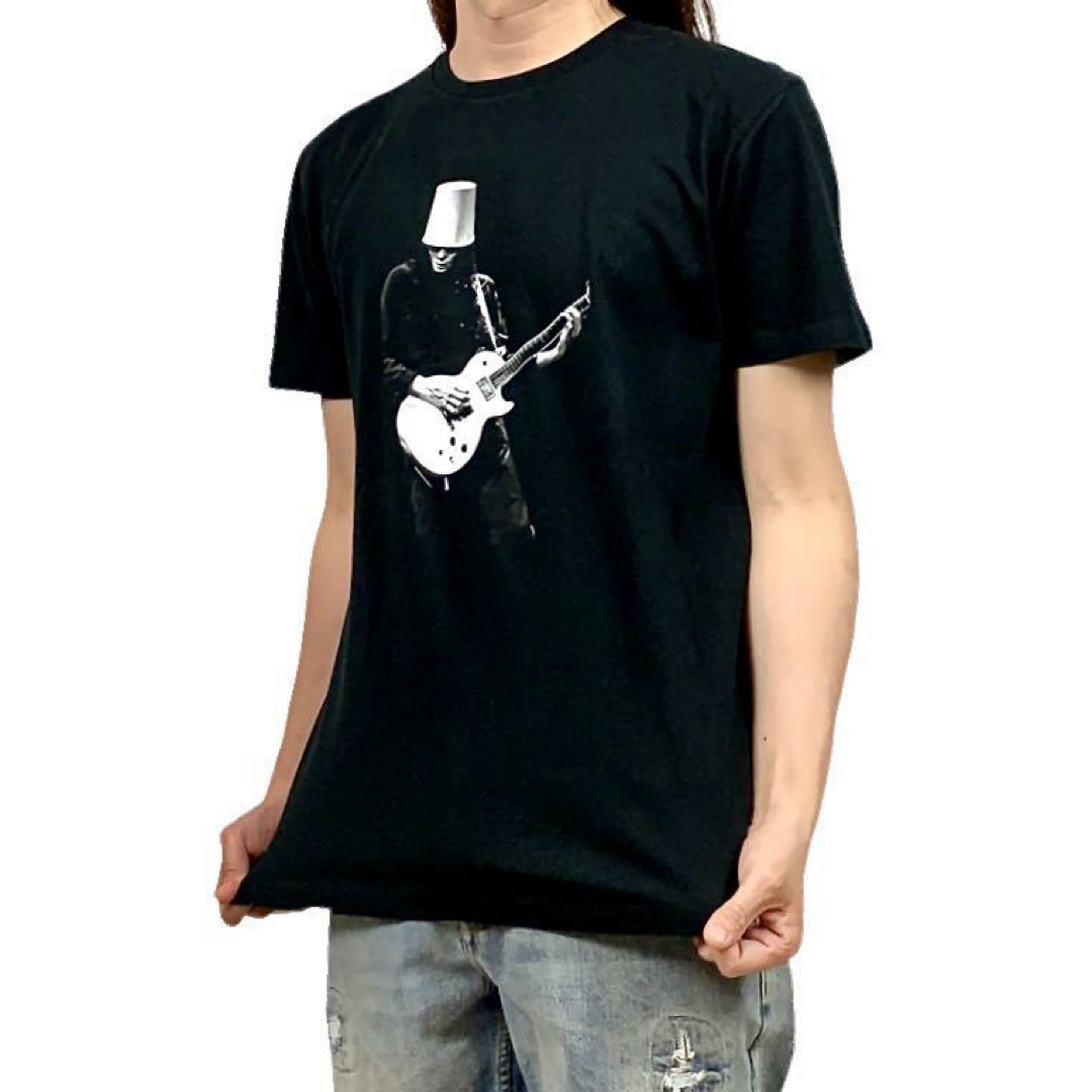 新品 バケットヘッド ガンズアンドローゼス ギター ギタリスト KFC Tシャツ メンズのトップス(Tシャツ/カットソー(半袖/袖なし))の商品写真