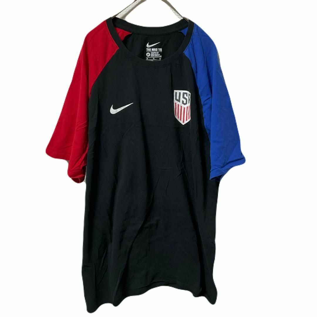 NIKE(ナイキ)の90s 古着 NIKE Tシャツ XL ラグラン エンブレム ゆるだぼ メンズのトップス(Tシャツ/カットソー(半袖/袖なし))の商品写真