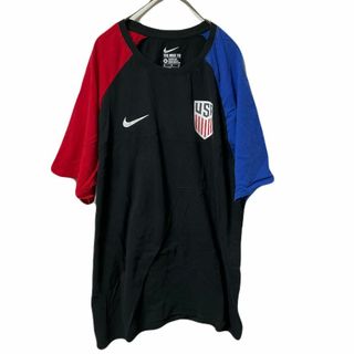 ナイキ(NIKE)の90s 古着 NIKE Tシャツ XL ラグラン エンブレム ゆるだぼ(Tシャツ/カットソー(半袖/袖なし))