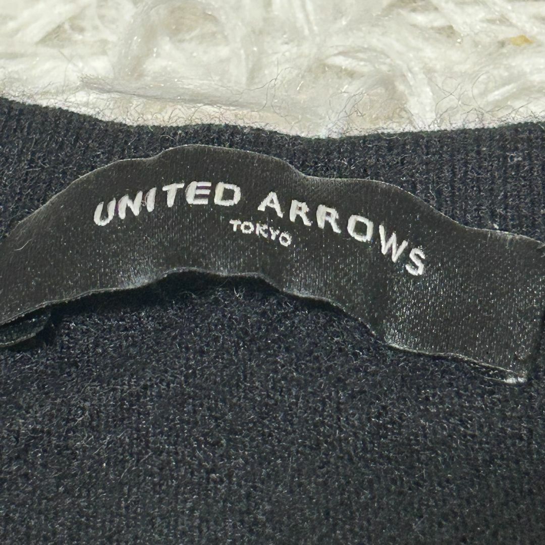 District United Arrows(ディストリクトユナイテッドアローズ)の【超美品】ユナイテッドアローズ ニット・セーター 長袖 FREE 黒 ✓4300 レディースのトップス(ニット/セーター)の商品写真